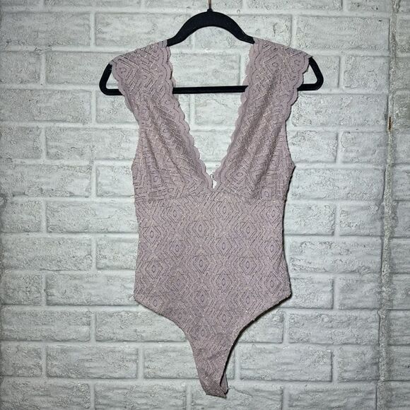 NWT MSRP $88 Free People Everyday Okay Thong Bodysuit Women's Size Small - Picture 5 of 11